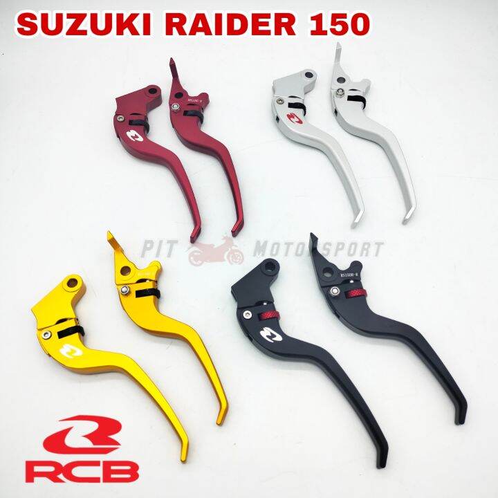 RCB Brake & Clutch Lever Set SUZUKI Raider 150 Alloy Racing Boy