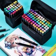Bút Marker Touch Cool màu dạ chuyên nghiệp 60 48 30 24 12 màu 2 đầu HC1