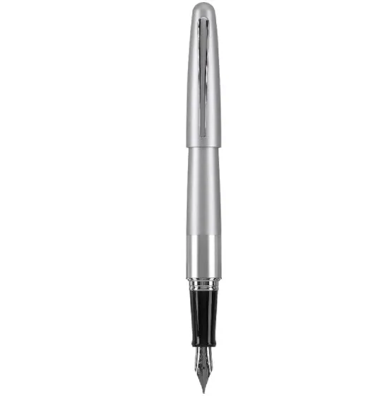 PILOT Metropolitan Collection Fountain Pen, Silver Barrel, Classic