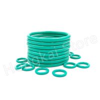 10pcs FKM O-Ring Thickness 3.1mm*OD 10-70mm Green Fluorine Rubber Seal Washer Good Oil Resistance Bearings Seals