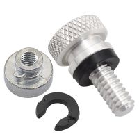 【Free-delivery】 Motorbike Decorations Corner Seat Bolt Screw 1/4 "20 Thread Seat Bolt Saddle Screw Nut สำหรับ Harley Sportster Touring Road Ultra