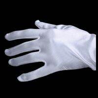 21" Womens Long Arm Satin Elbow Gloves for Party Wedding Costume