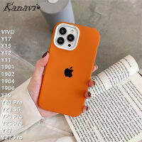 Kanavi เคสโทรศัพท์แฟชั่นหรูหราสำหรับ VIVO Y17 Y12 Y15 Y11 1901 1904 1906 Y19 V20 V23 5G V23 Pro V27 V27 Pro ยอดนิยมสี3 In 1ซิลิโคนนิ่มกันกระแทกฝาครอบโทรศัพท์