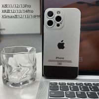 iphone case เคสโทรศัพท์มือถือ Apple xr ดัดแปลง 13pro สุดยอดเลนส์รวมทุกอย่างด้วยไฟฟ้าป้องกันการตกกระแทก xr บางเฉียบดัดแปลง 14pro เคสป้องกัน