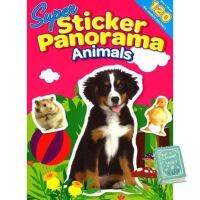 Good quality หนังสือ Super Sticker Panorama Animals : 9789461952141