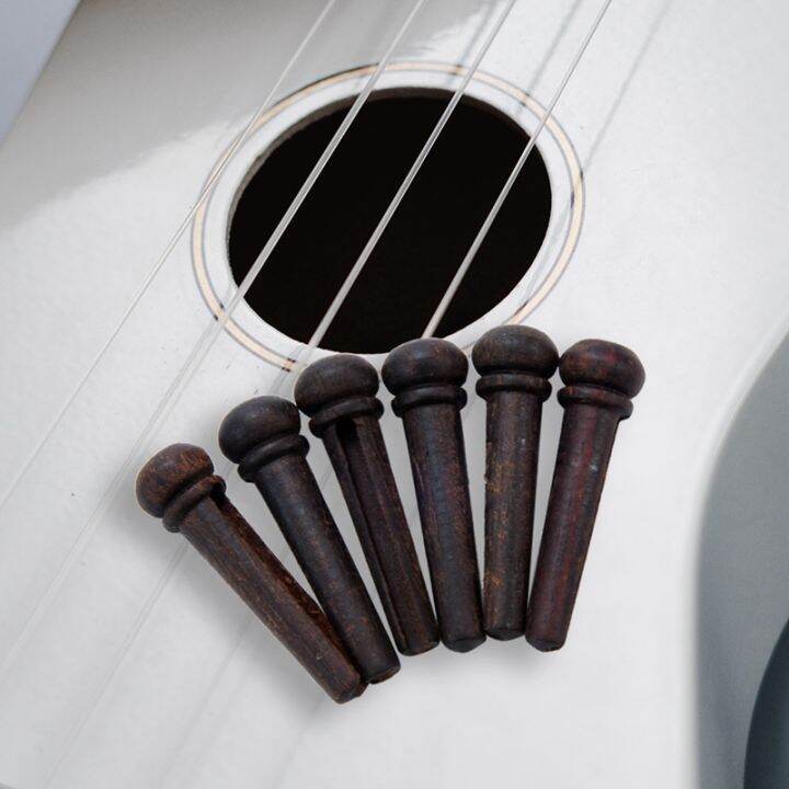 6pcs-rosewood-guitar-bridge-pins-end-pin-set