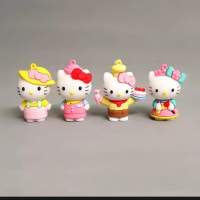 อะนิเมะ sanrio อะนิเมะรูป Hello kitty kawaii Action figures collection เครื่องประดับกระเป๋าเด็ก สำหรับของขวัญเด็กผู้หญิง