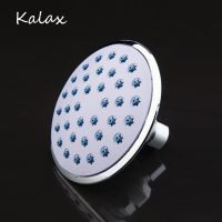 ABS Chrome Round Shower Head Water Saving Pressure Rain Arm Shower Faucet Head for Bathroom SPA Shower Head Faucet Replacement Showerheads