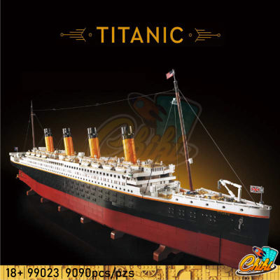 ตัวต่อ เรือไททานิคลำใหญ่ Titanic ยาว 135 เซนติเมตร No.99023 No.1881 จำนวน 9,090 ชิ้น