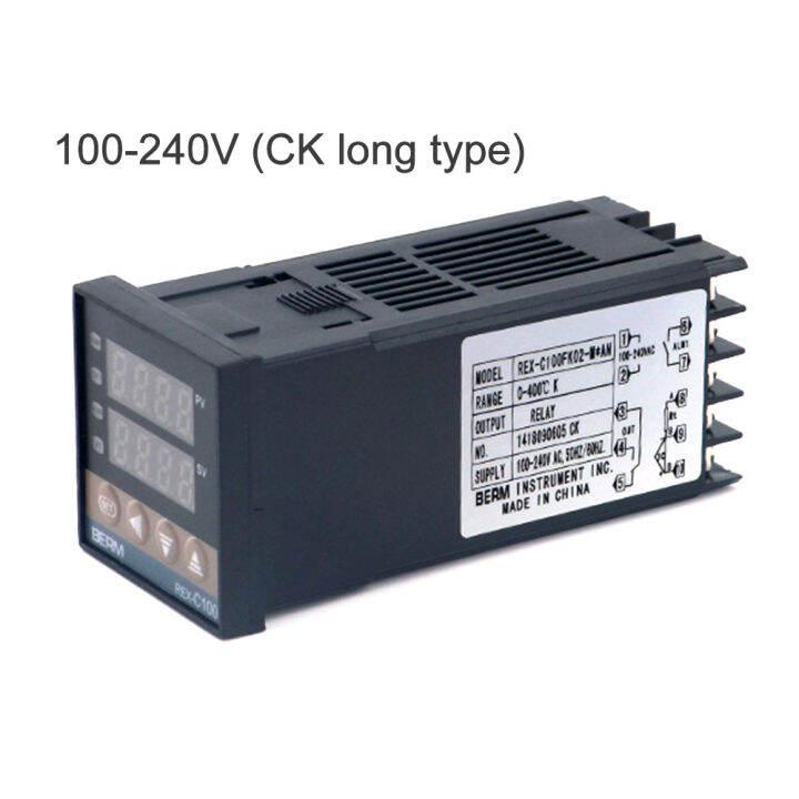PID Digital Temperature Controller REX-C100FK02-M*AN 0 To 400°C K Type ...