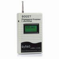 GY560 Medidor De Frecuencia สำหรับเครื่องรับส่งวิทยุแบบสองทิศทางกางเกง LCD 7 Dígitos Medidor De Seynal GSM 50Mhz-2,4 Ghz