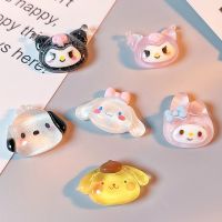 Pochacco Kuromi Aksesoris Resin ตกแต่งศิลปะเล็บ Favogue Sanrio สติกเกอร์ติดเล็บชุดทำเล็บ