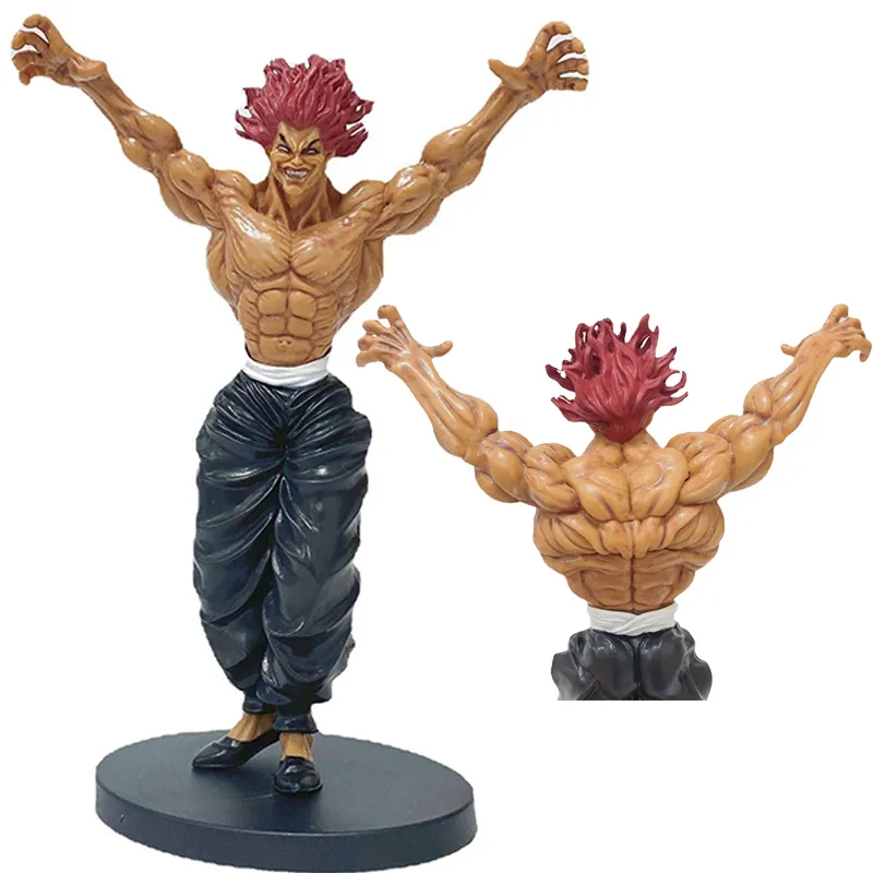 Hanma Baki Anime Action Figure, Yujiro, Jack Baki, Hanayama Kaoru,  Estatueta Muscular, Boneca de PVC Colecionável, Presente Brinquedos, 22cm -  AliExpress