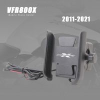 ที่จับโทรศัพท์มือถือเครื่องชาร์จ USB สำหรับฮอนด้า VFR800X VFR 800 X Crossbrunner 800X 2011-2021 2019 2020อุปกรณ์มอเตอร์ไซค์