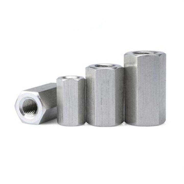 1-10pcs-m2-m2-5-m3-m4-m5-m6-m8-m10-m12-m14-m16-304-stainless-steel-hex-standoff-long-rod-coupling-hex-nut-nails-screws-fasteners