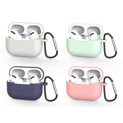 Silicone Cover Case For apple Airpods Pro Case hook Bluetooth Case for airpod pro For Air Pods Pro Earphone Accessories skin Headphones Accessories