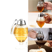 1PCS Honey Jar Juice Pot Dispenser 200Ml Drip Kettle Container Transparent Syrup Storage Holder Squeeze Bottle Kitchen Supplies Cups  Mugs Saucers