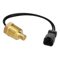 1 Piece Temperature Sensor Assembly Gold &amp; Black Metal for Caterpillar CAT 414E 416D 416E 416F 420D 420E 420F 422E 422F 424D