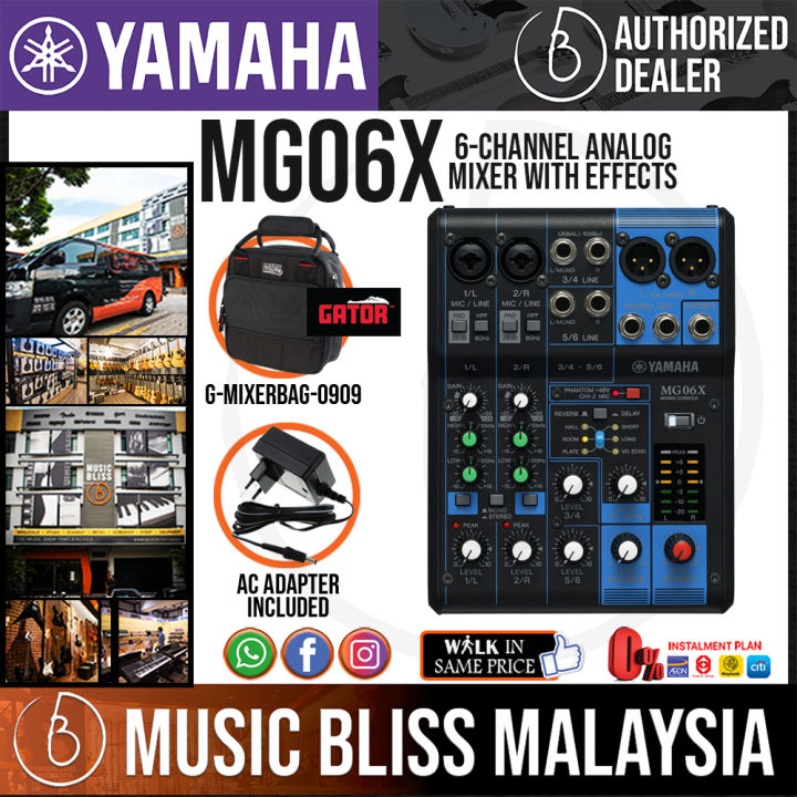 Yamaha MG06X  4-channel Analog Mixer