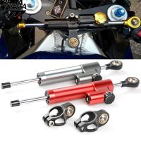 Universal Motorcycle Steering Stabilizer Damper FOR honda CBR 600 F2F3F4F4i Black SpiRit CRF1000L AFRICA TWIN CBF600/SA MT07