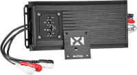 NVX MVPA2 600W Total RMS 2-Channel Bridgeable Marine-V Series Micro Class D Compact Marine/Powersports/Motorcycle Amplifier | IPX67 Waterproof Rating 600W 2-Channel