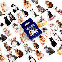 56box Cute Cat Sticker DIY Scrapbooking Journal Collage Phone Diary Photo Gift Sealing Decoration Stationery Planner Label