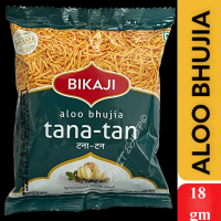 Aloo Bhujia (Bikaji )ขนมขบเคี้ยวบูเยีย 18g