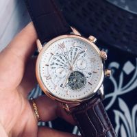 Original Patek Philippes นาฬิกาผู้ชายนาฬิกากลไกแบรนด์แฟชั่นนาฬิกาลำลอง Tourbillon กันน้ำอัตโนมัตินาฬิกาสำหรับผู้ชาย