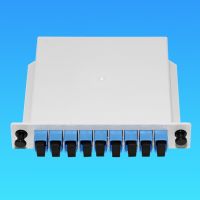 1x8 Differential Mini Blockless SC/UPC Connector Fiber Optic PLC Splitter FTTH