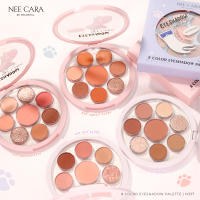 NEE CARA  | N337 พาเลทตา 8 ช่อง ของแท้ 100% BE COLORFUL 8 COLOR EYESHADOW PALETTE