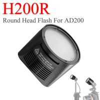 H200R Godox Round Flash Head for Godox AD200 หัวแฟลชแบบกลมสำหรับAD200-ประกันศูนย์ Godox (opto)