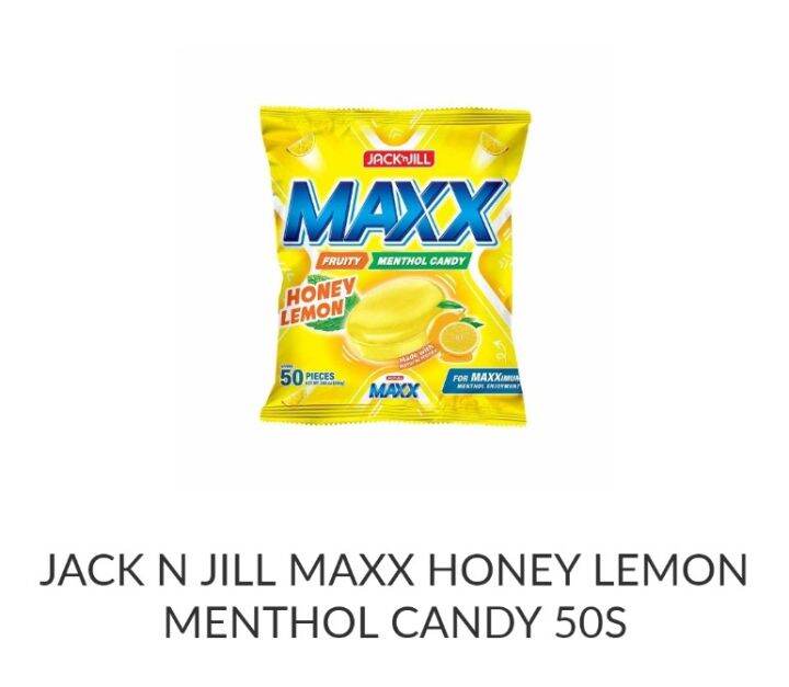 Jack N Jill Maxx Honey Lemon Menthol Candy 50s Lazada PH