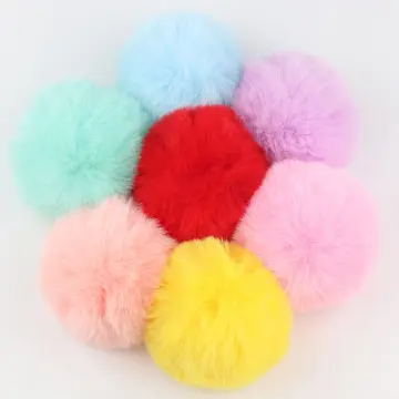 40mm/12PCS Big Pompom Soft Fluffy Pompons Mix Color Pom Pom Fur Balls DIY  Pompon