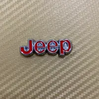 โลโก้* Jeep สีแดงเล็ก งานโลหะ  ขนาด* 1.5 x 4.5 ราคาต่อชิ้น