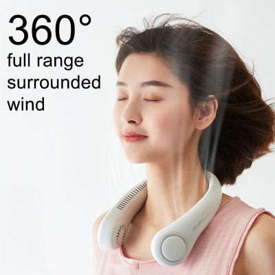 2023 ISU Neck fan rechargeable USB portable mini Air Cooler fan cartoon character 4000mAh outdoor ventilation summar fan Sports FansTH