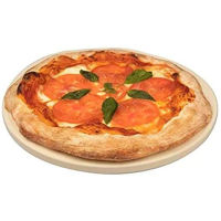 Pizza Stone 15 inch Round Baking Stone for Bread Ceramic Pizza Grilling for Cooking and Baking BBQ and Grill