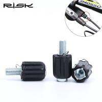 [ขาย] RISK 6 Pcs จักรยานเบรคสลักเกลียว M5ปรับสกรูด้านหน้าด้านหลัง Derailleur Mountain Bike Transmission Lever สลักเกลียวคงที่