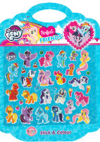 Bundanjai (หนังสือเด็ก) My Little Pony Perfect Frtend Stick Colour สติกเกอร์ 3D