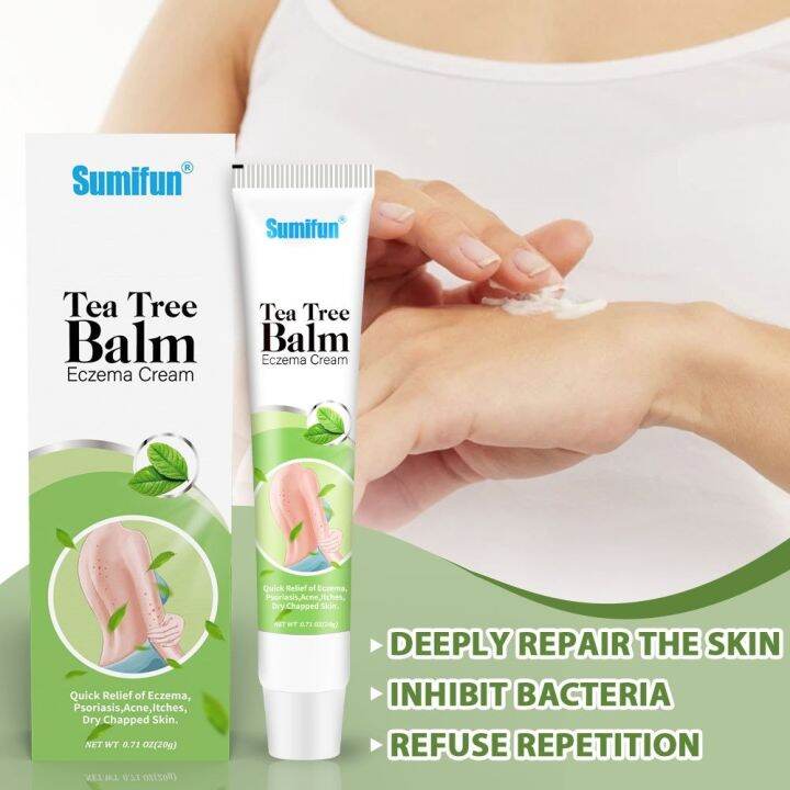 【Sumifun】tea tree oil eczema cream eczema ointment itching cream skin