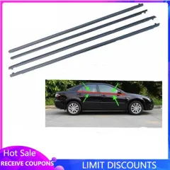 4pcs Car Weatherstrips Window Moulding Trim Seal Belt For Toyota