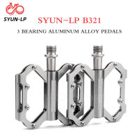 SYUN-LP MTB Bicycle Pedal 3 Bearing CNC Aluminum Alloy Non-Slip Pedals Ultralight Sealed Pedal Mountain Road Bicycle Accessories