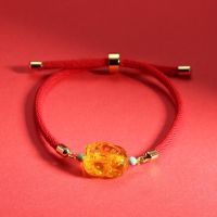 [COD] beeswax red braided bracelet for couples Pixiu accessories gift manufacturers wholesale