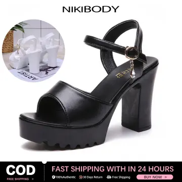 Women Fashion Platform Sandals Rhinestone High Heels Black Shoes Woman Size  5-13 | eBay