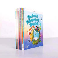 Oxford Phonics World หนังสืออ่านหนังสือ 5 เล่ม + สมุดงาน 5 เล่มชุดของเล่นเพื่อการศึกษาสำหรับเด็กหนังสือสอนภาษาอังกฤษสำหรับเด็ก Montessori