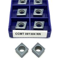 CCMT09T304 NN LT10 คาร์ไบด์คุณภาพสูงแทรกมิลลิ่งแทรกเครื่องกลึงโลหะ CNC เครื่องมือชิ้นส่วนเครื่องกลึงเครื่องมือ CCMT 09T304