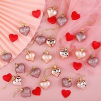 36 Pack s Heart Baubles Heart Shaped Ornaments for s Day Decoration or Home Decor