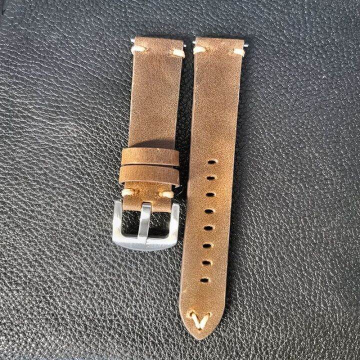 hot-seller-leather-strap-unisex-top-layer-cowhide-pin-buckle-18-26mm-soft-retro-watch-chain-universal-style