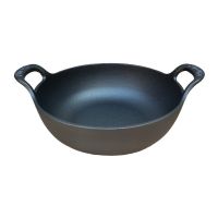 Frying pan Stew pot Gas cooker Induction cooking universal cooker Uncoated Non-stick surface Cast iron pot Thickened Yuanbao Pot