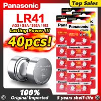 【Innovative】 40Pcs/4แพ็ค LR41ปุ่ม Panasonic 100% Original SR41 AG3 G3A L736 192 392A Zn/MnO2 1.5V แบตเตอรี่ลิเธียม