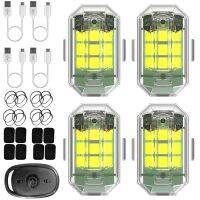 【CW】❈◐  4-1PCS Strobe for Motorcycle Car 7 Colors Anti-collision Warning Lamp Flash